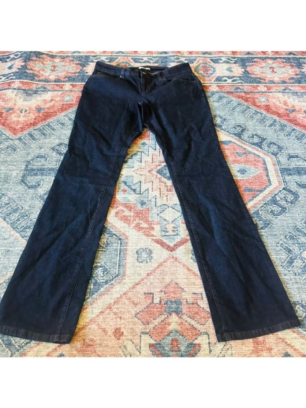 Eileen Fisher Organic Dark Wash Bootcut Jeans Womens 8 Denim Luxury Sustainable